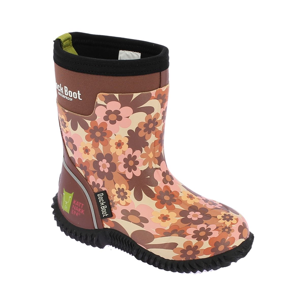 Dock Boot Støvel Flowers Peach