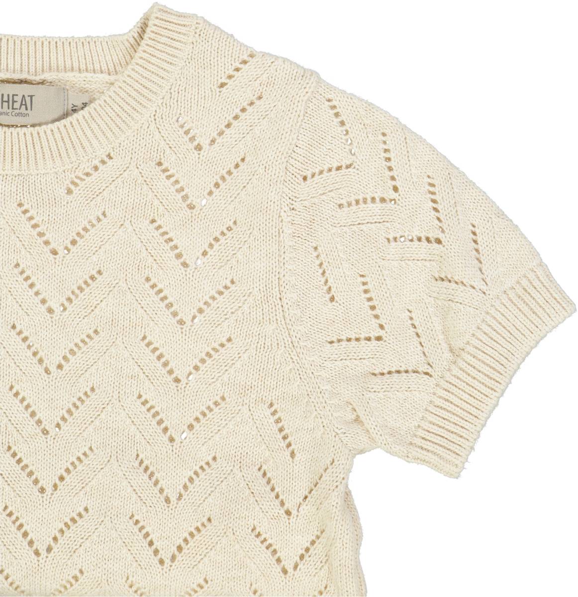 Wheat Knit Top Shiloh Cloud Melange