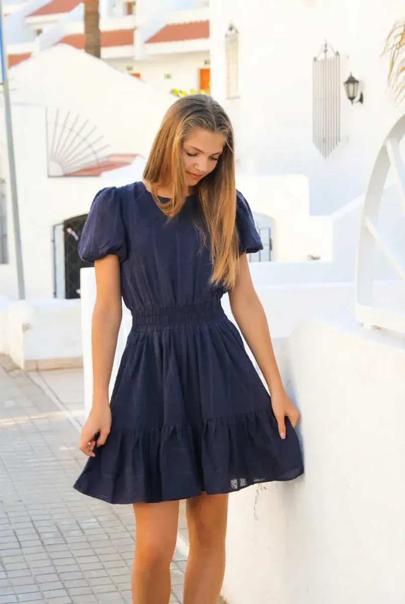 Vilje & Ve Nicole Dress Navy