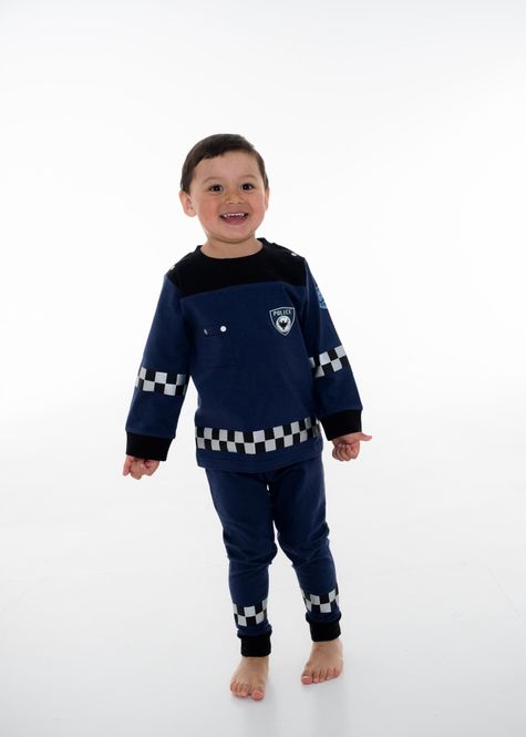 Hovedbilde Salto Politi Barn Pyjamas, Mørk Blå