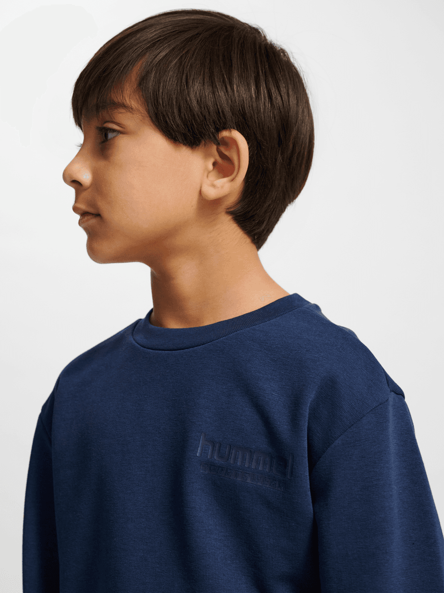 Hummel Jr Base Joggedress Mørk Blå