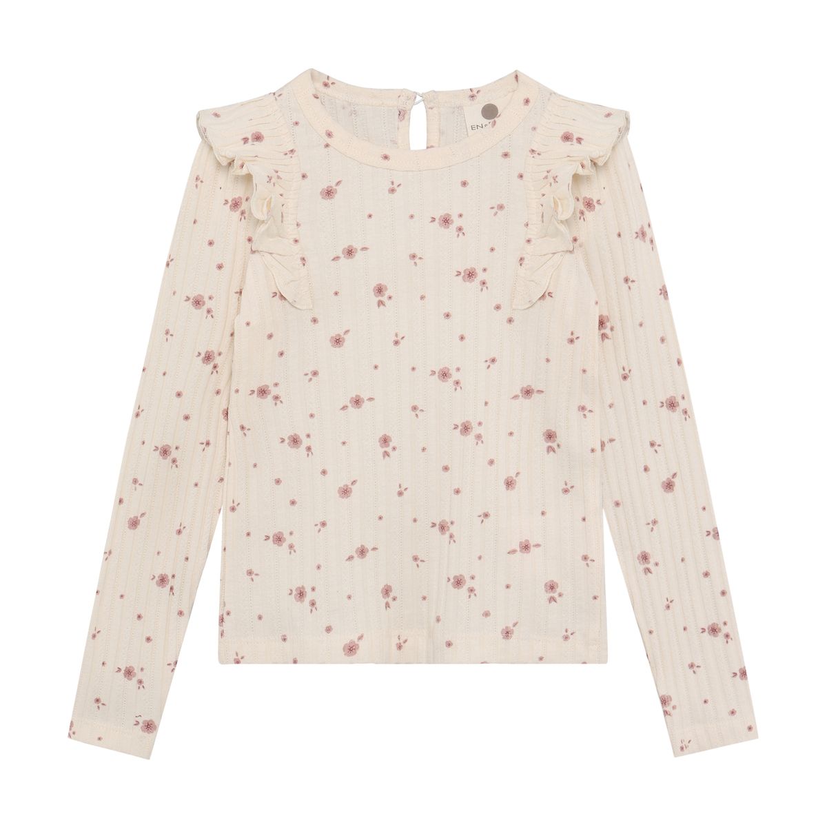 En Fant Genser Pearled Ivory Flower