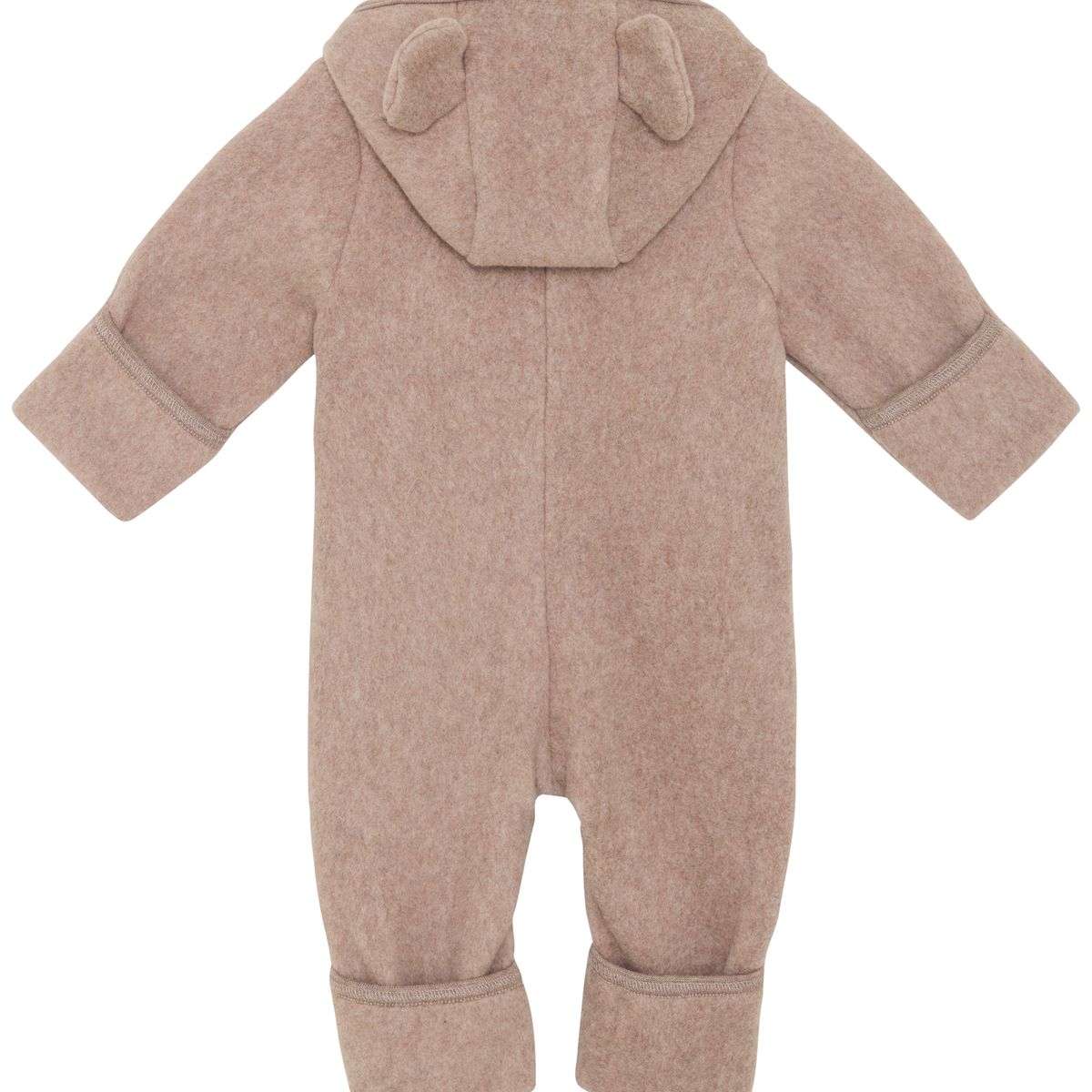 HUTTEliHUT Dress Med Ører Bomullsfleece Savannah Melange