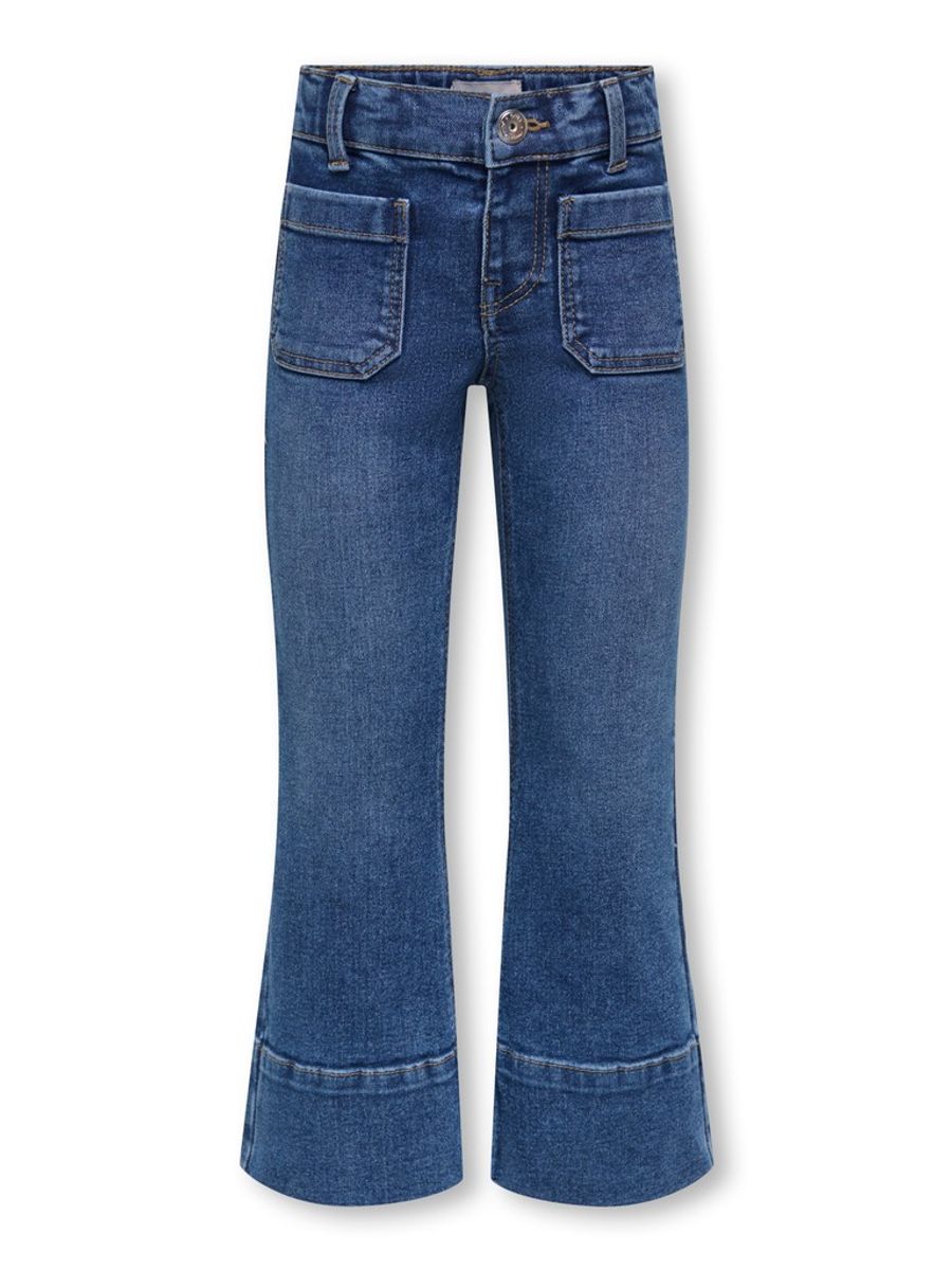 Only Kids Cypress Bukse Flared Fit Medium Blue Denim