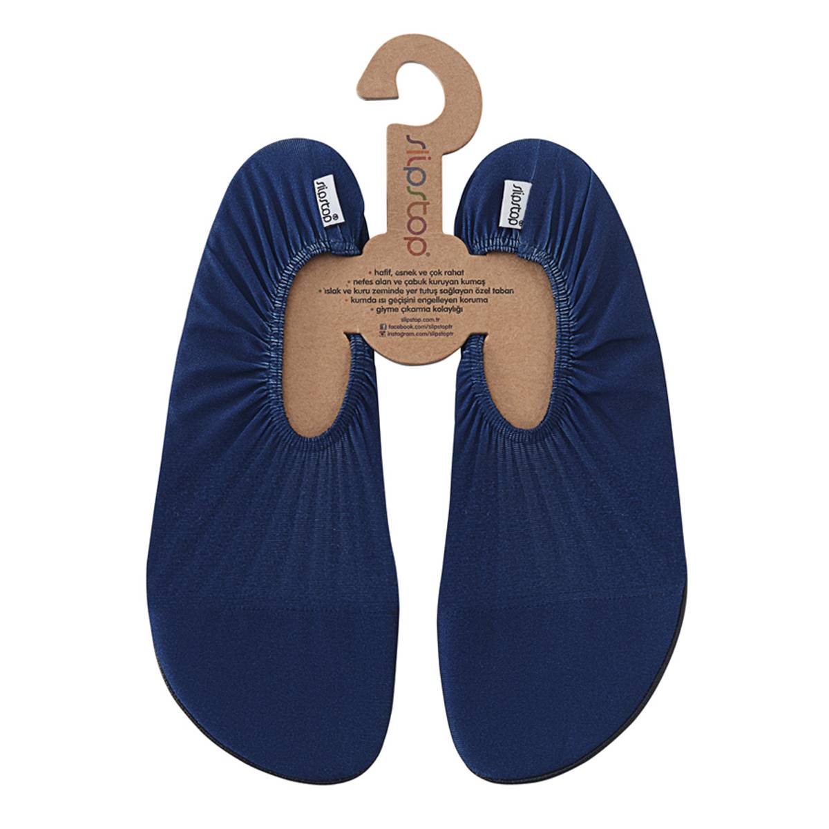 Slipstop Badesko Navy Jr.