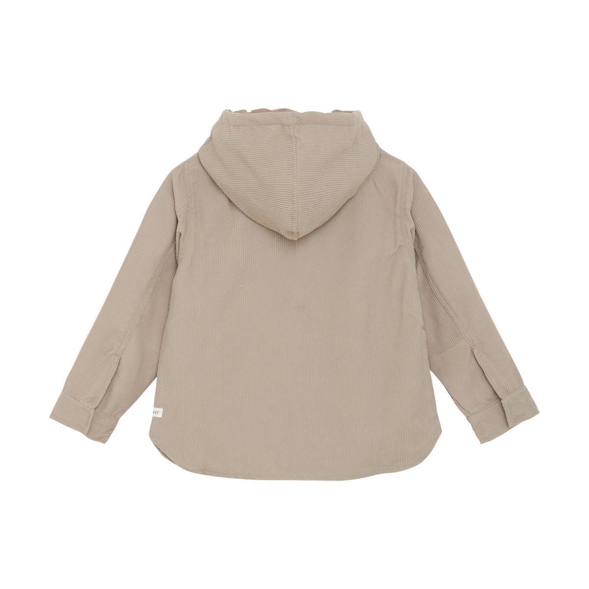 En Fant Kordfløyelsskjorte Med Hette Fungi