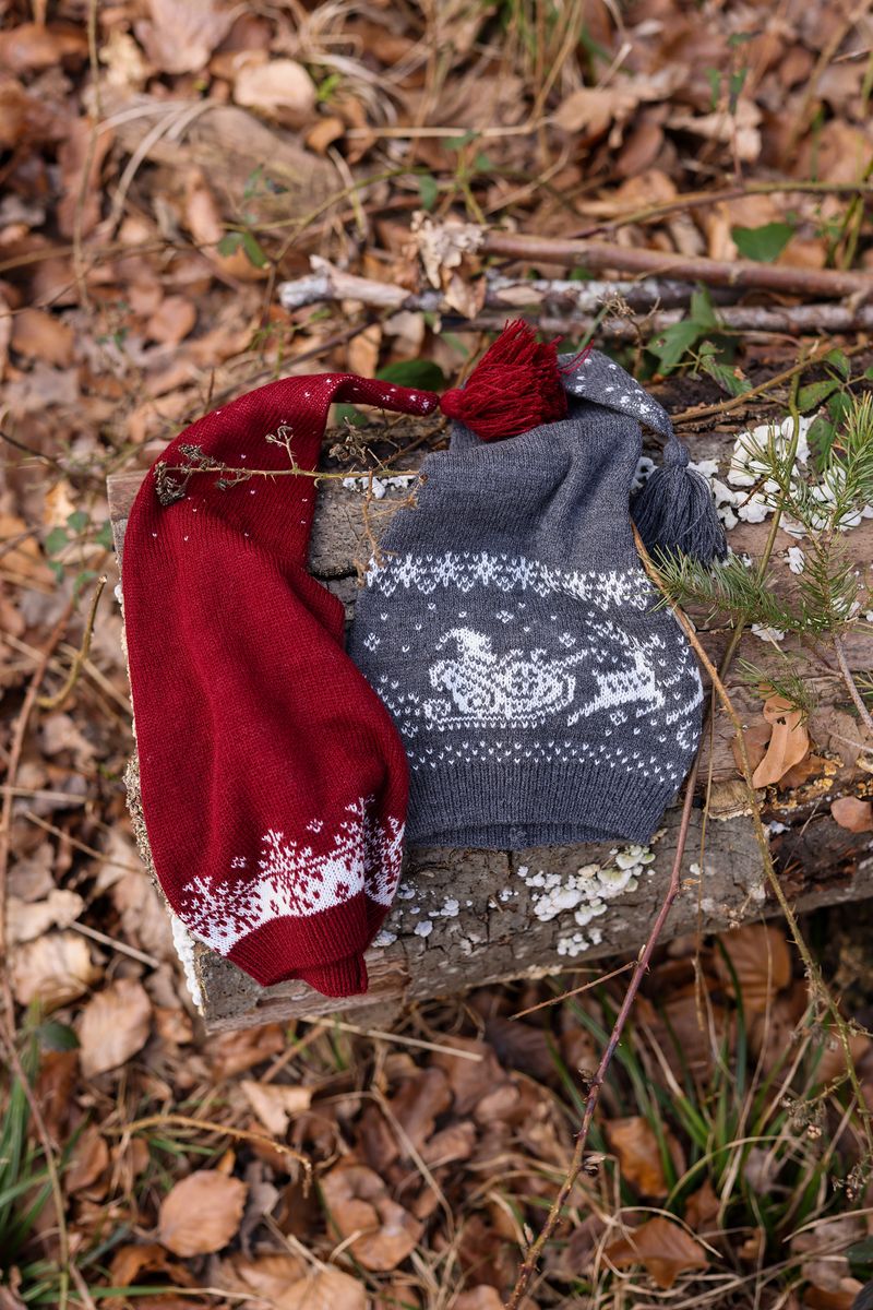 Mikk-Line Julelue Jacquard Antrasitt