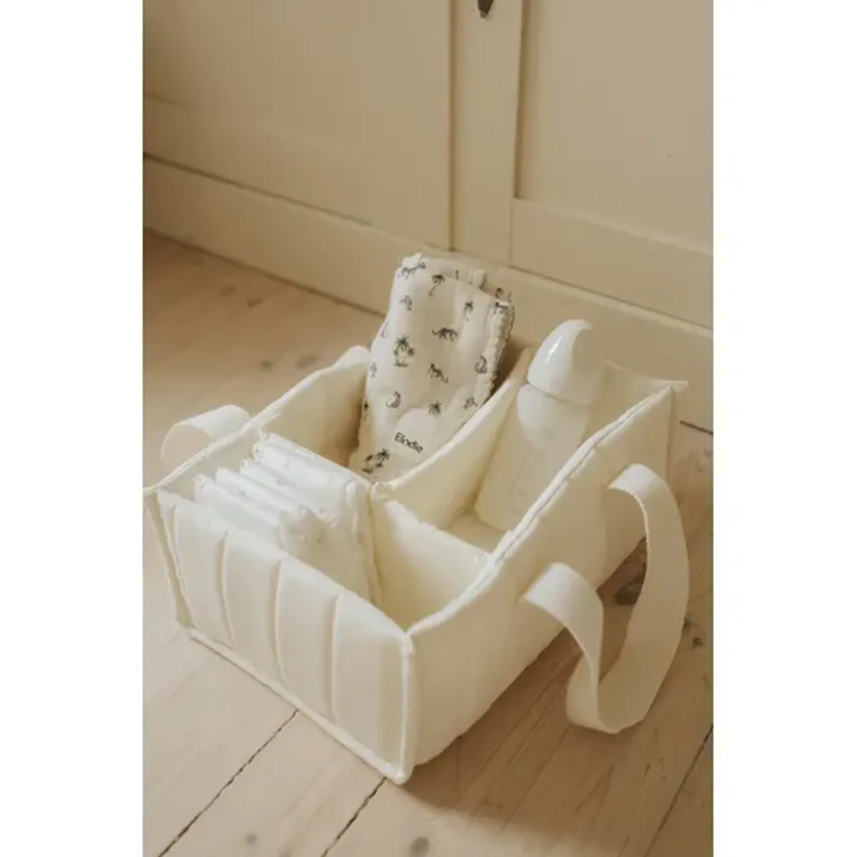 Elodie Diaper Caddy Petit Hvit