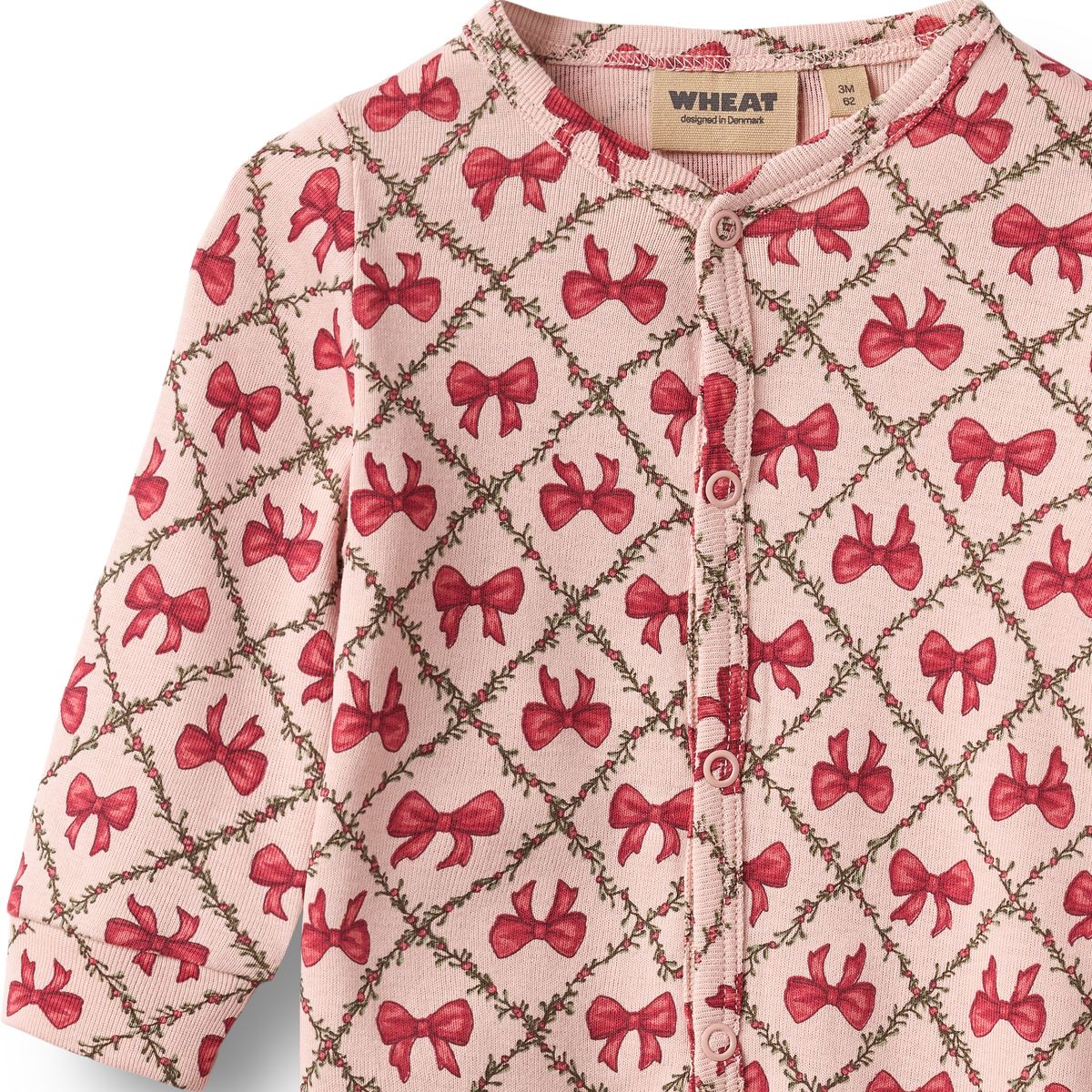 Wheat Nikola Jumpsuit Dim Rose Bows