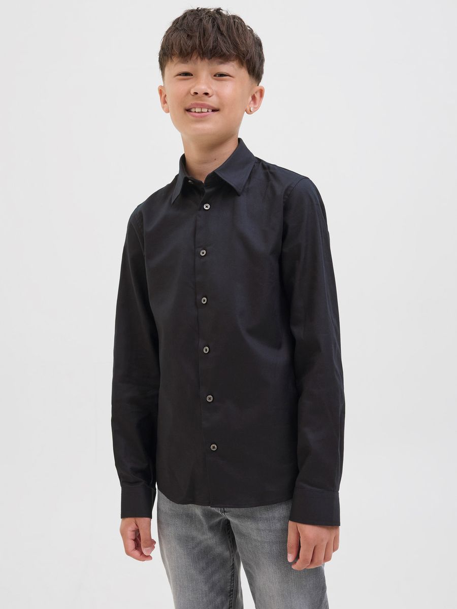 Jack & Jones Junior Skjorte Regular Fit Black
