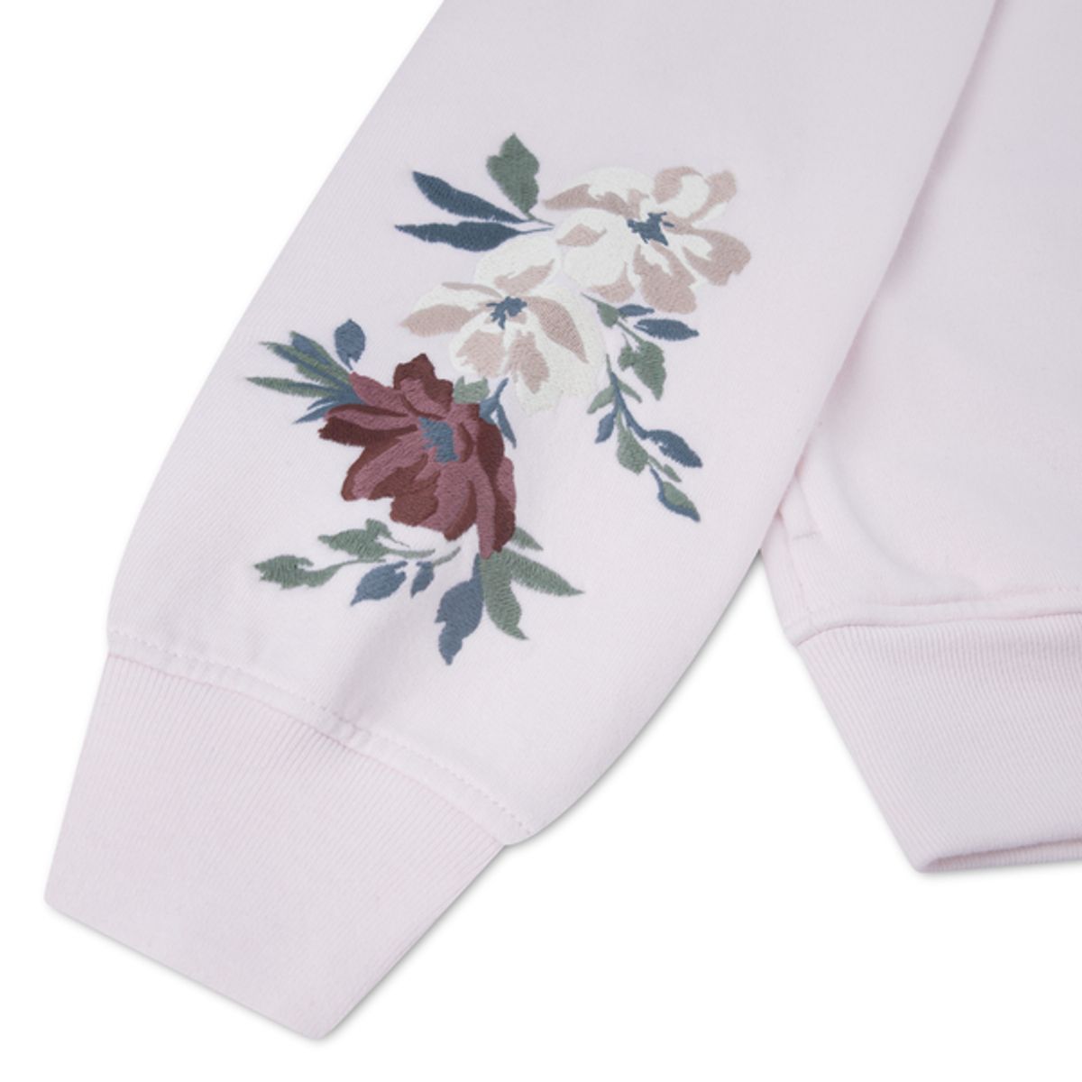 Abercrombie & Fitch Brodert Longline Hettegenser Pink Marshmallow