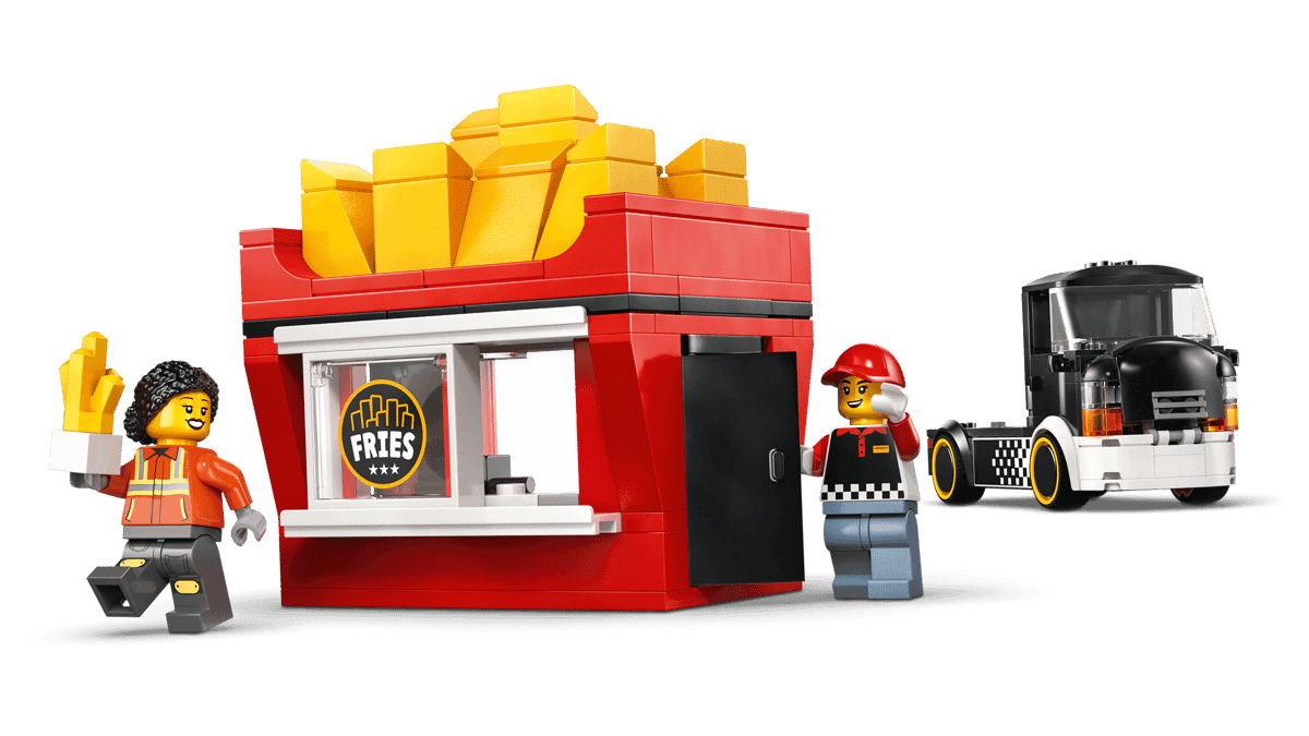 Lego City Pommes frites-matbil