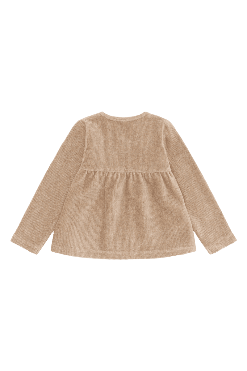 Hust and Claire Sicillia  Ottoman velour - solid Genser  Biscuit