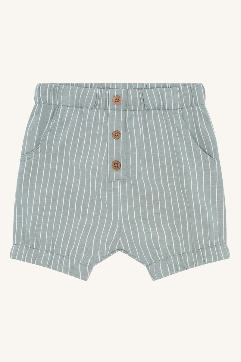 Hust and Claire Halvor Stripete Shorts Iceberg