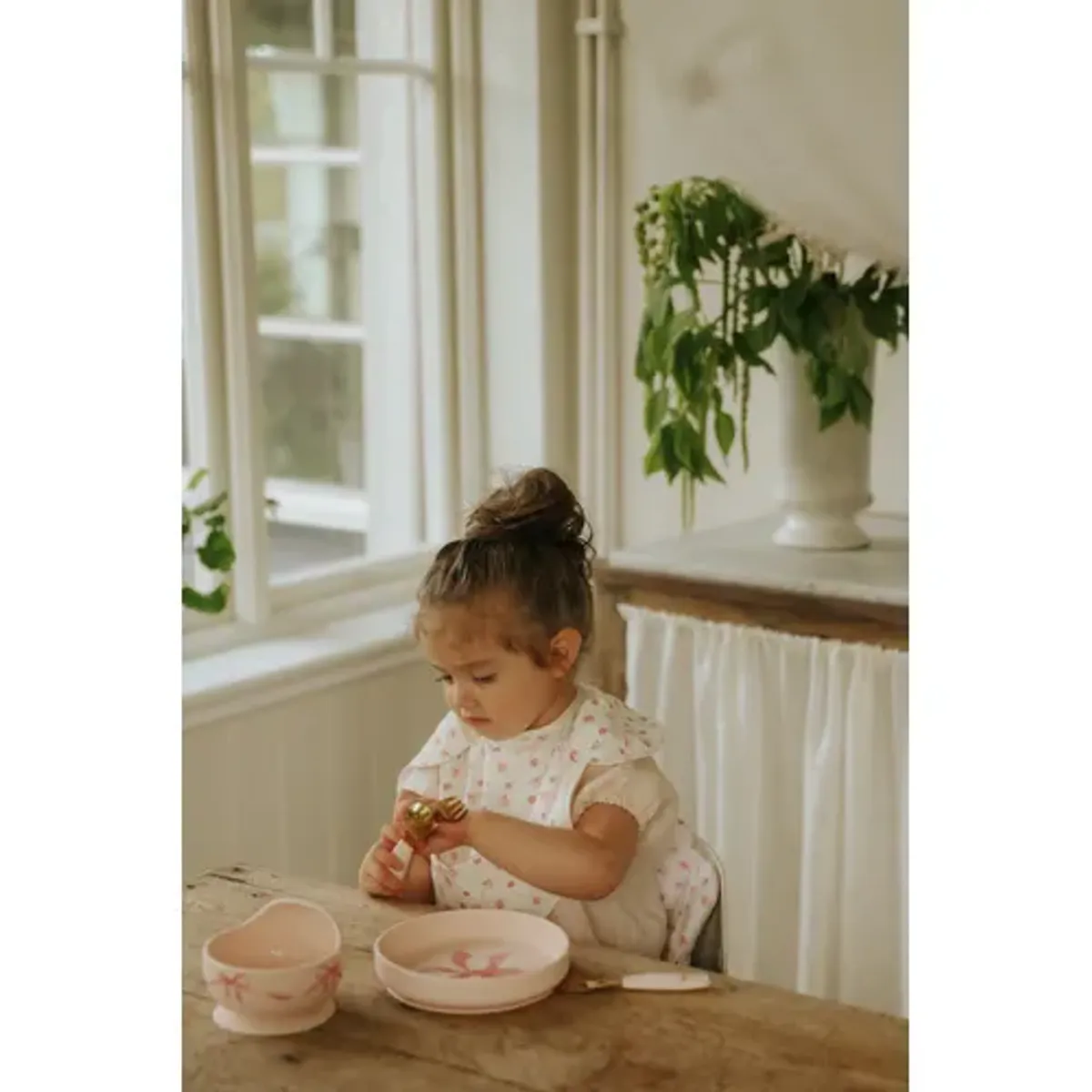 Elodie Silicone Bowl Set Rosy Bow