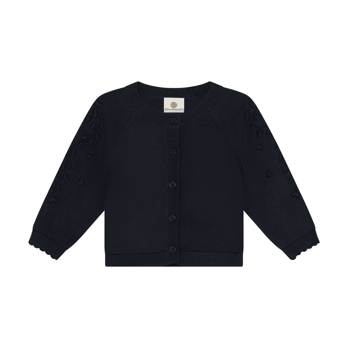 En Fant Strikket Cardigan Parisian Night