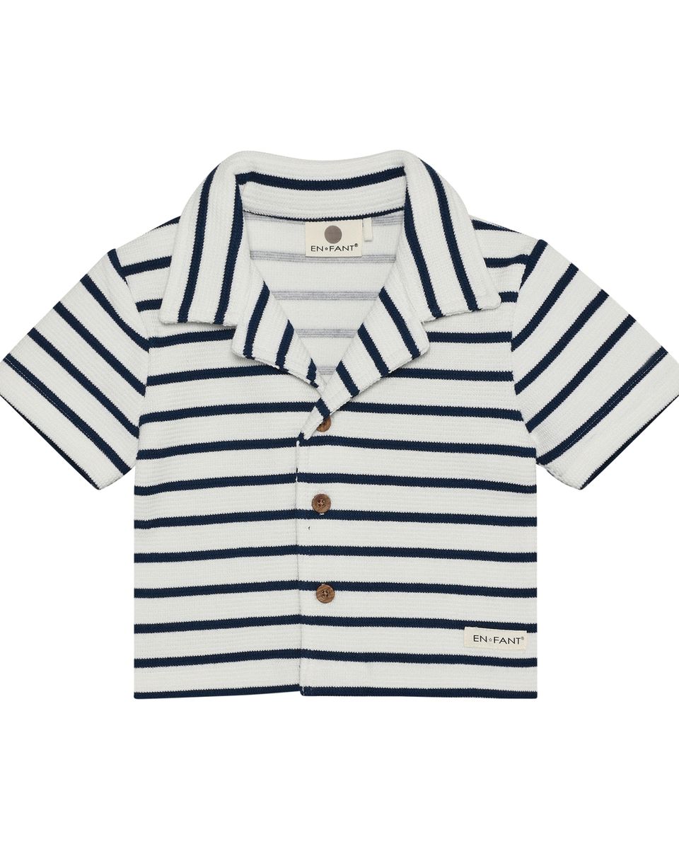 En Fant Genser Sweat Stripet Medieval Blue