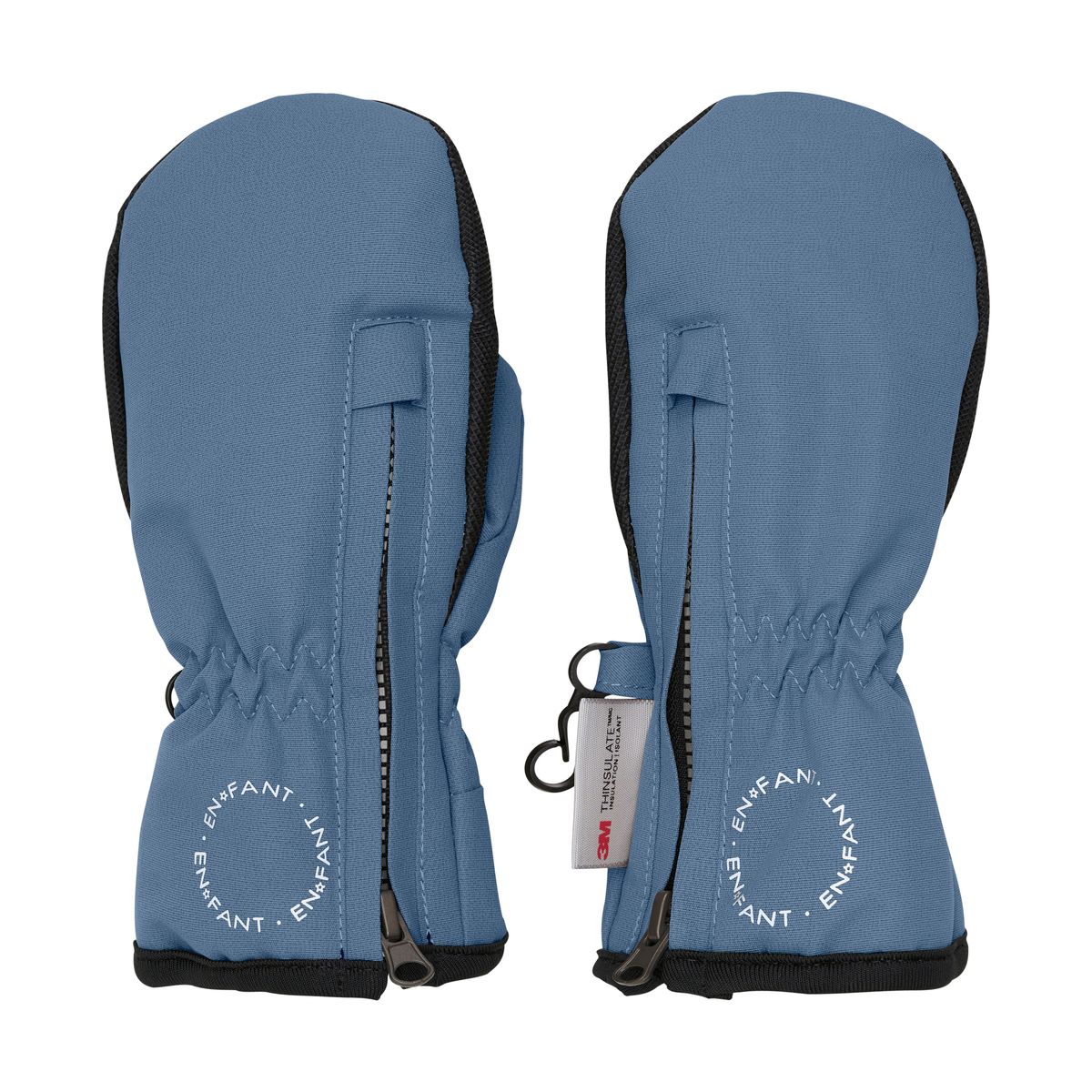 En Fant Votter Med Glidelås Flint Stone