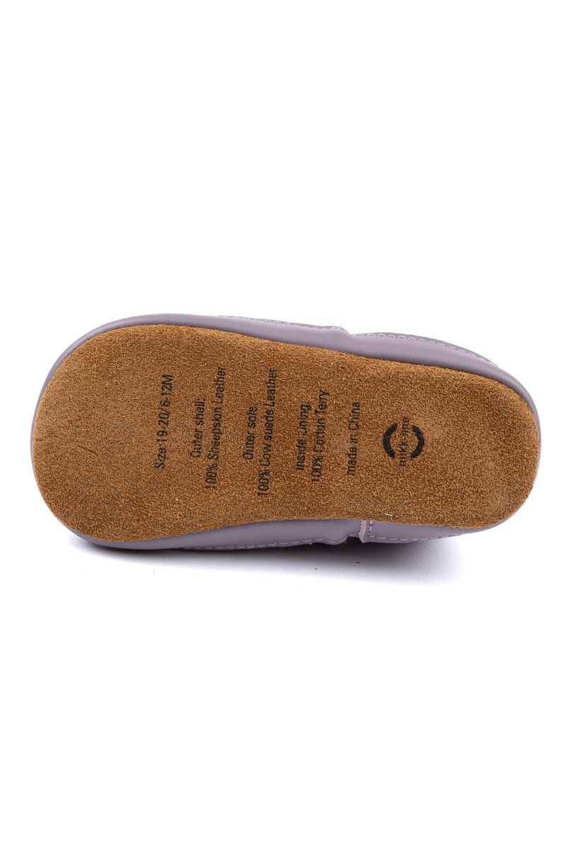 Mikk-Line Skinn tøfler 3D  Lavender Aura