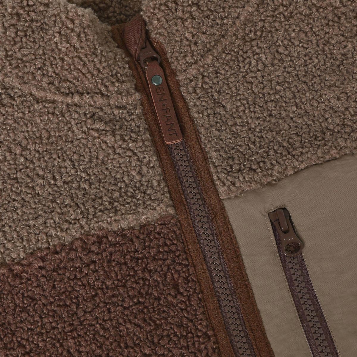 En Fant Teddyvest Chestnut