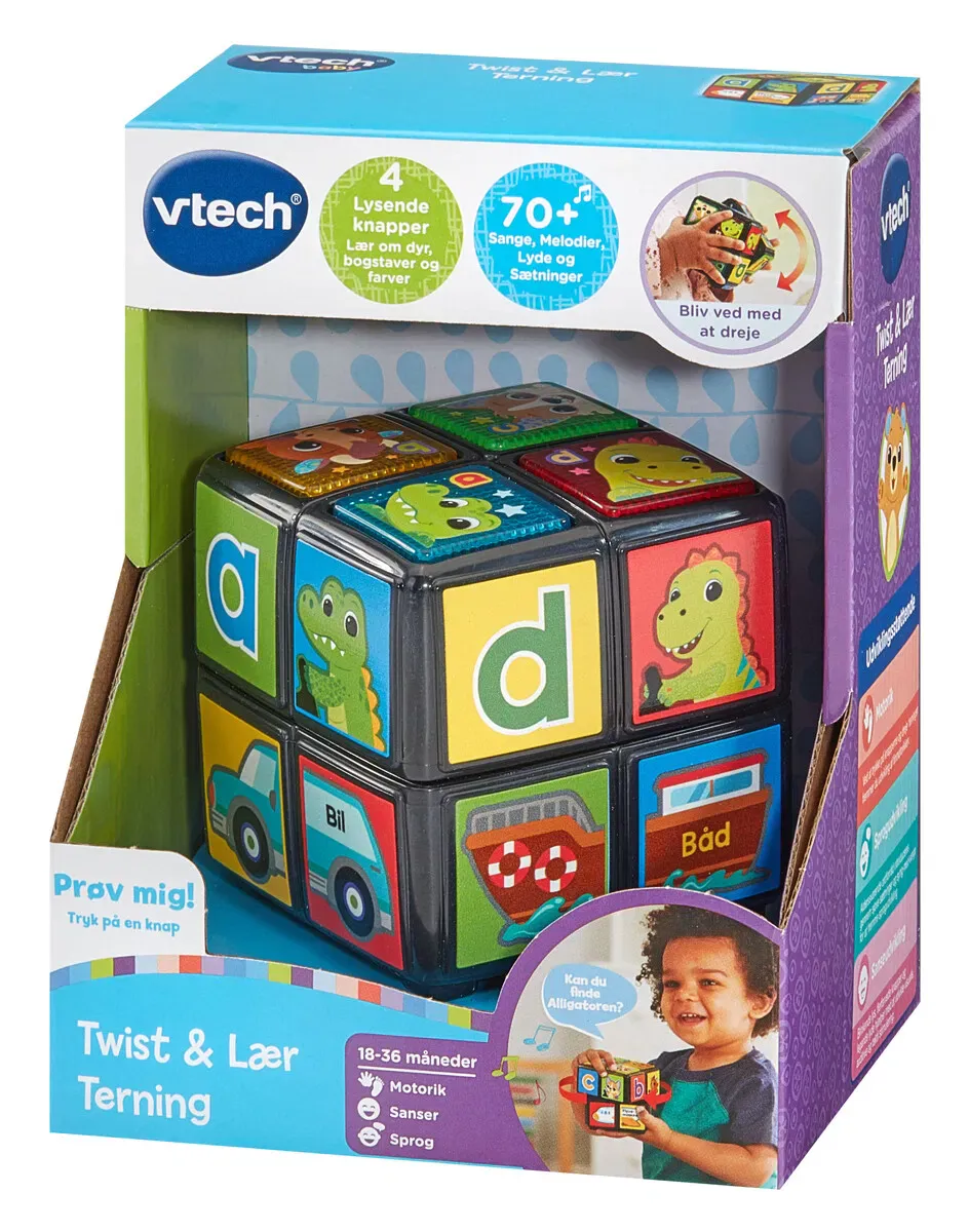 Vtech Twist & Teach Animal Cube DK