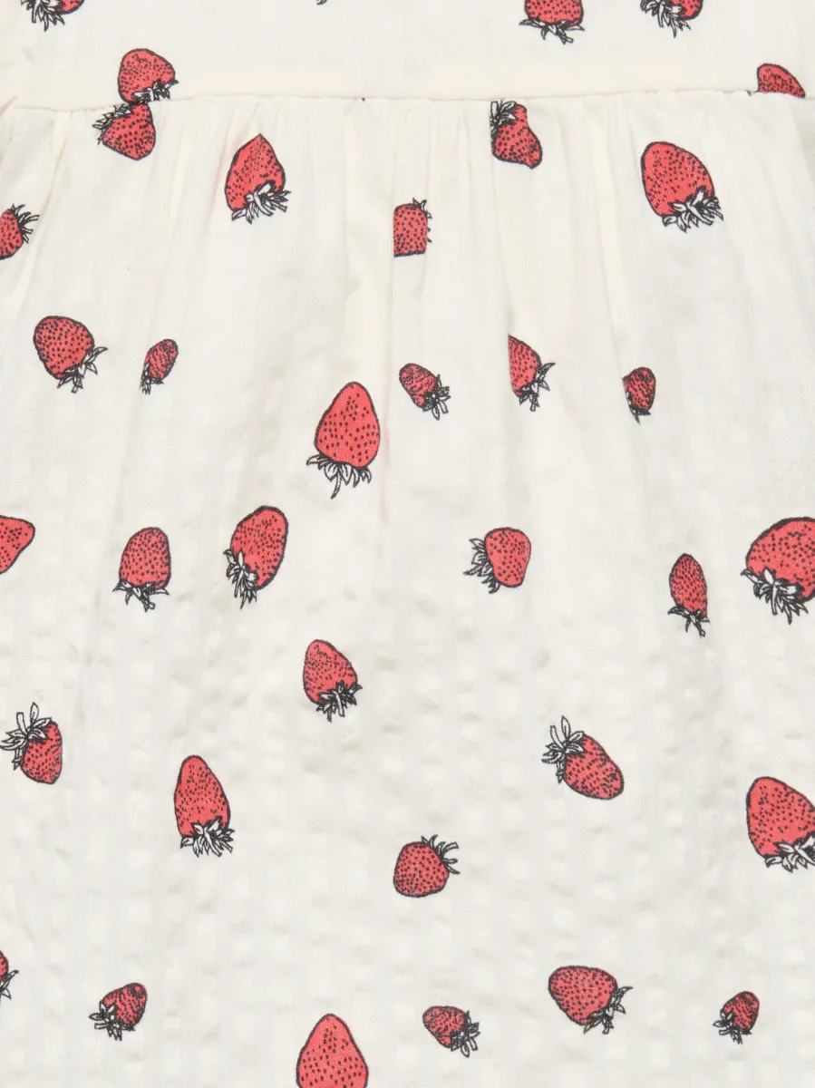 Only Kids Fina Bluse Volume Fit Tofu Strawberry