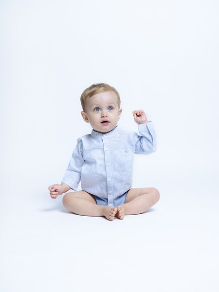 Light Blue Bertil Skjorte Body str. 92