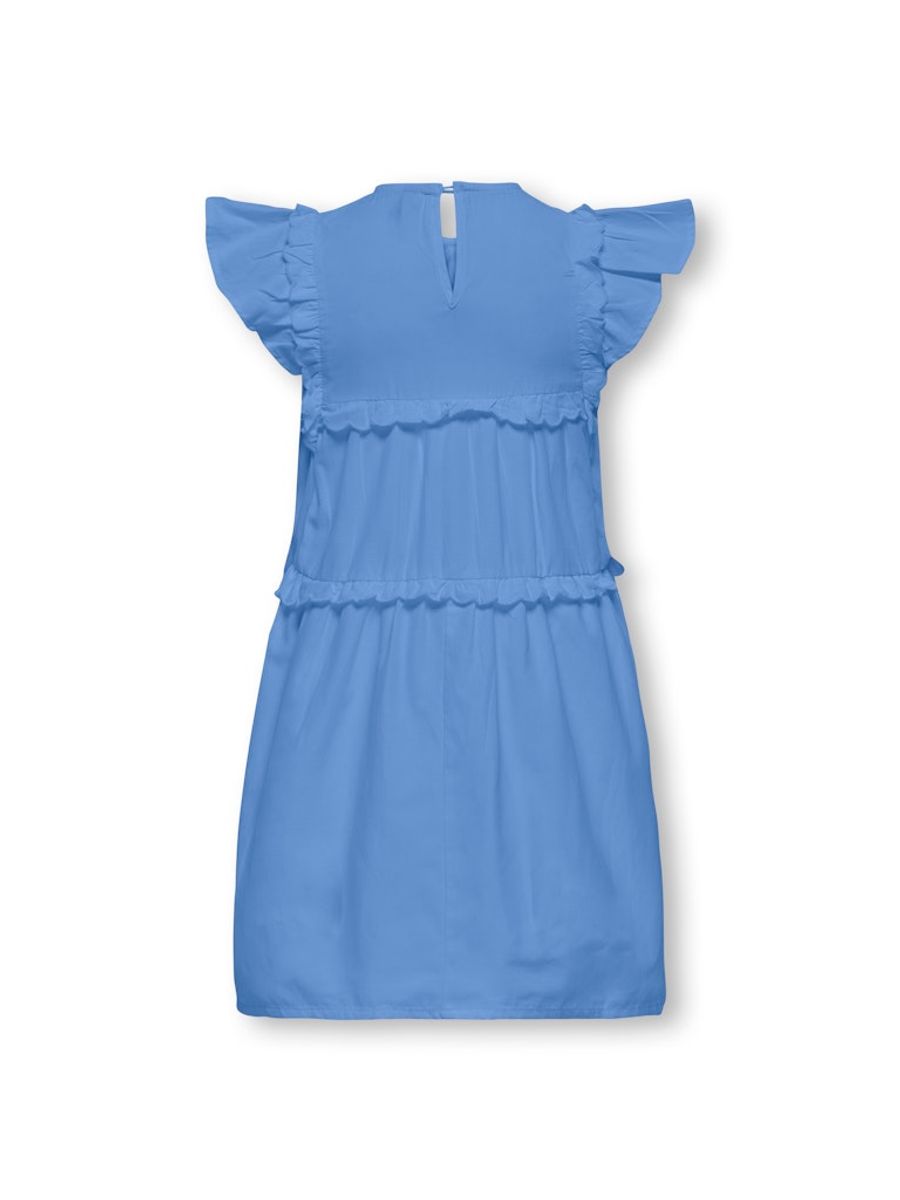 Only Kids Clare Kjole Volume Fit Cornflower Blue