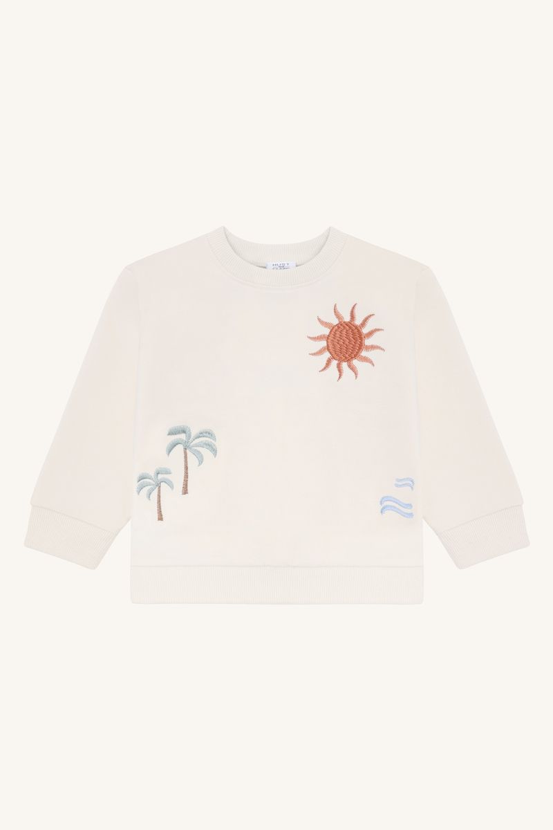 Hust and Claire Sejer Sweatshirt Med Palmer Sandshell