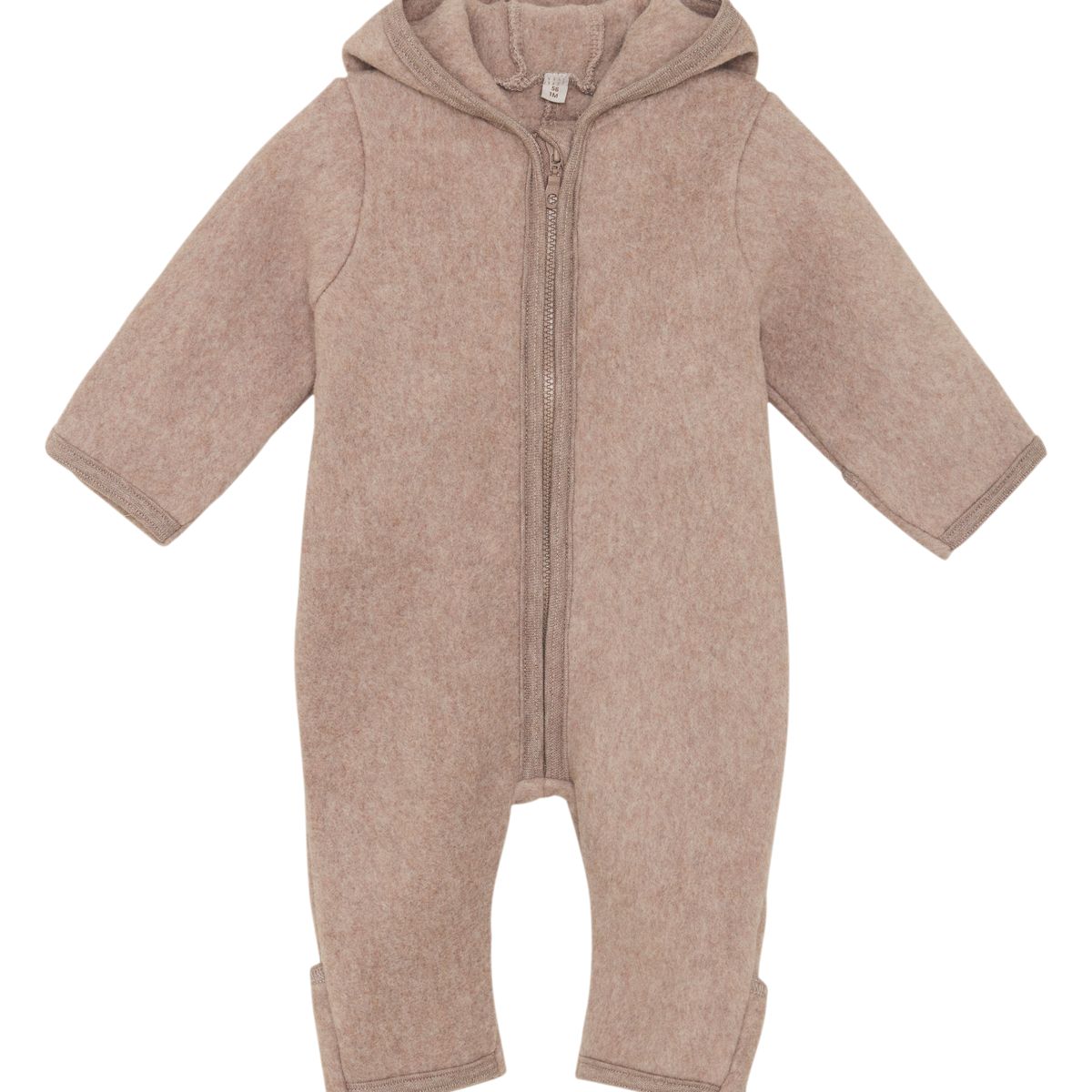 HUTTEliHUT Dress Med Ører Bomullsfleece Savannah Melange
