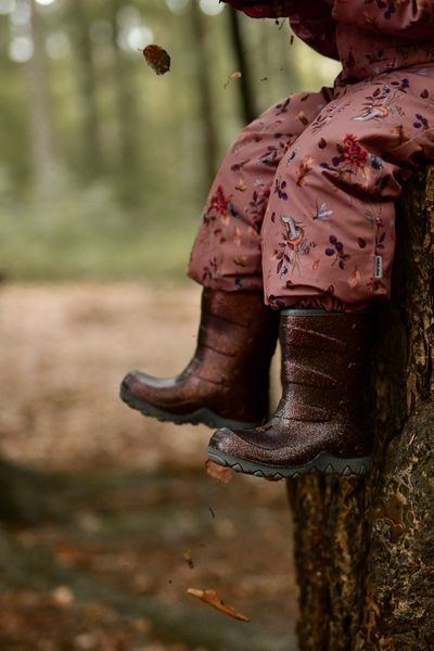 Mikk-Line Thermostøvel Glitter French Roast