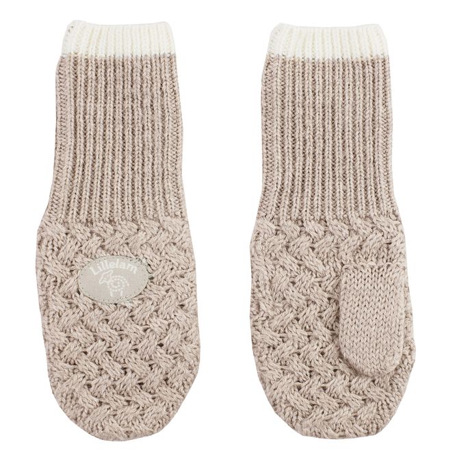 Hovedbilde Lillelam Ull Votter classic Beige
