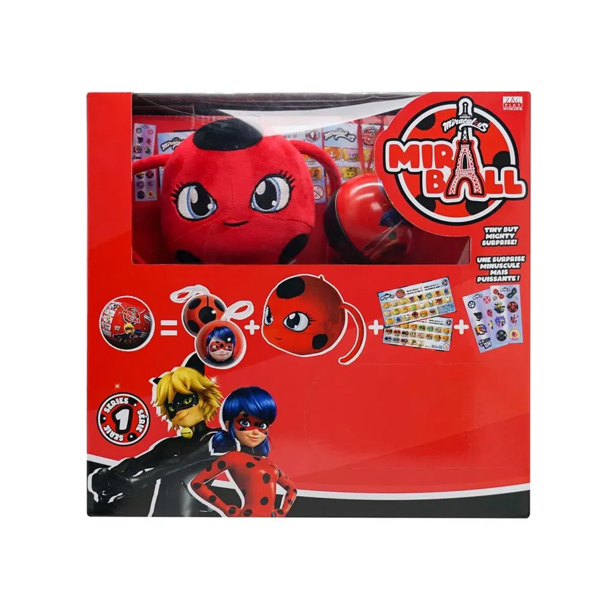 Miraculous Miraball Kwami Plush 22 collectibles