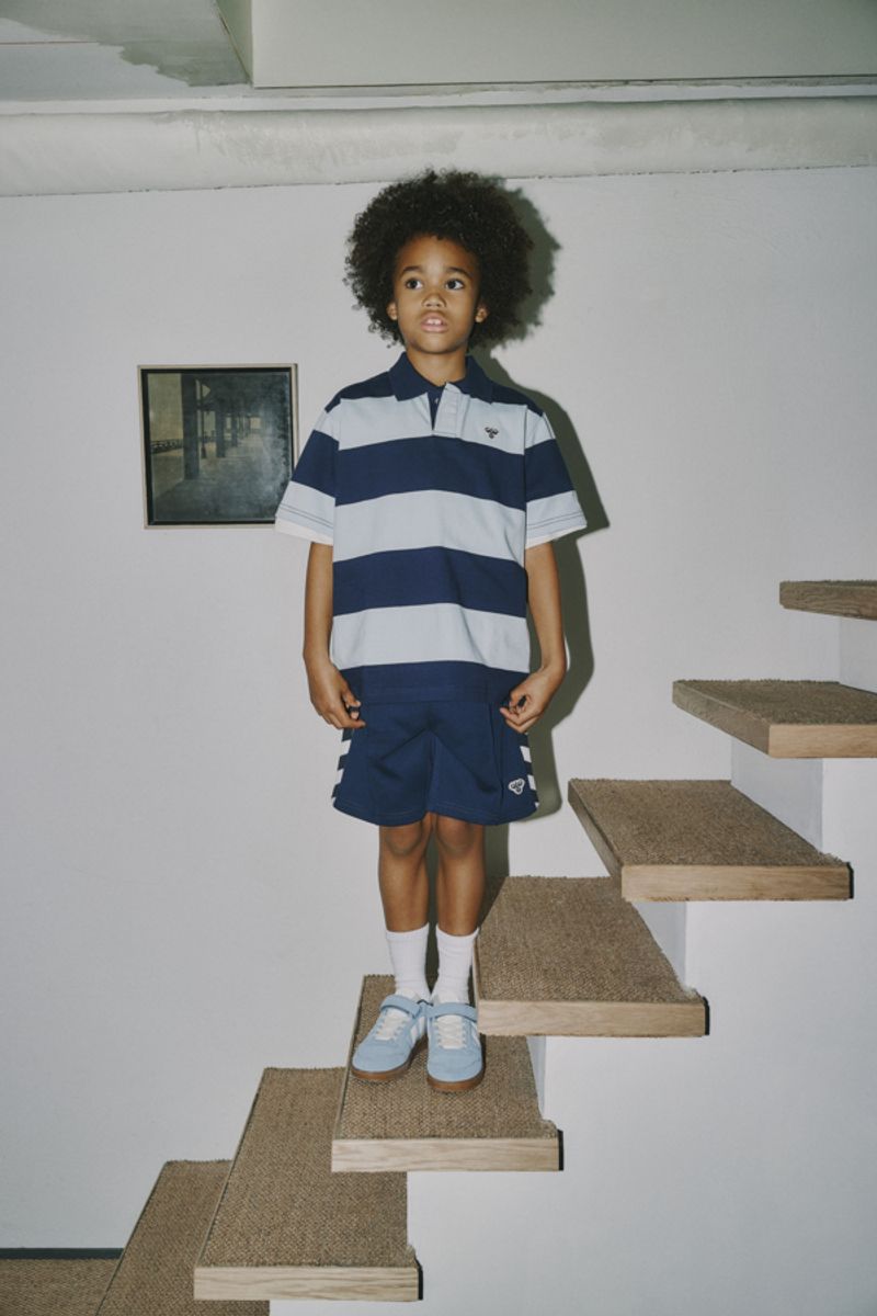 Hummel Poloskjorte Stripet Dress Blues