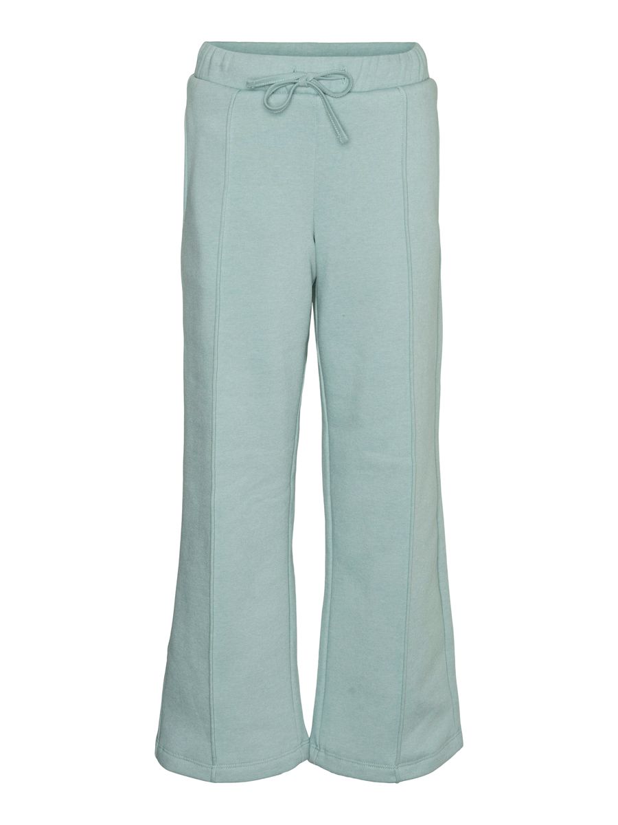 Vero Moda Girl Melany HW Wide Pant Gray Mist Melange