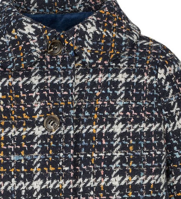 Hovedbilde MarMar Ull Glitter Kåpe Olive Navy Check