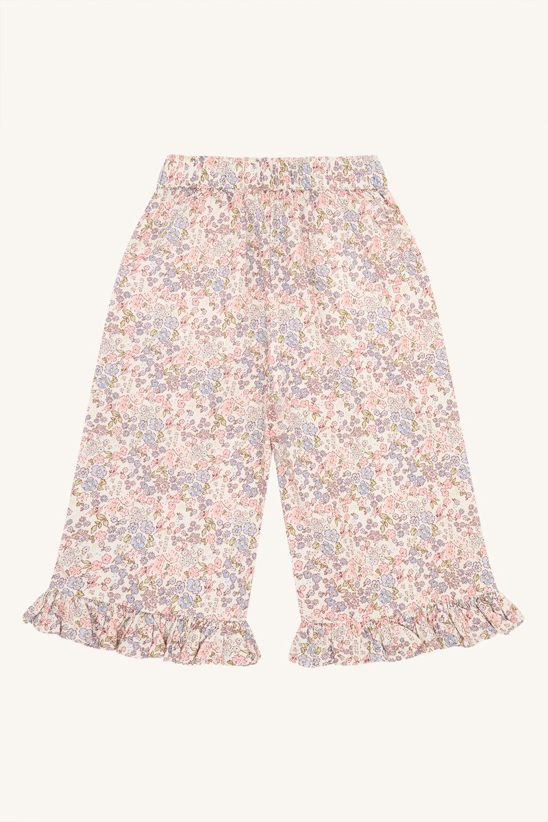 Hust and Claire Teresa Bukse Med Småblomster Ivory