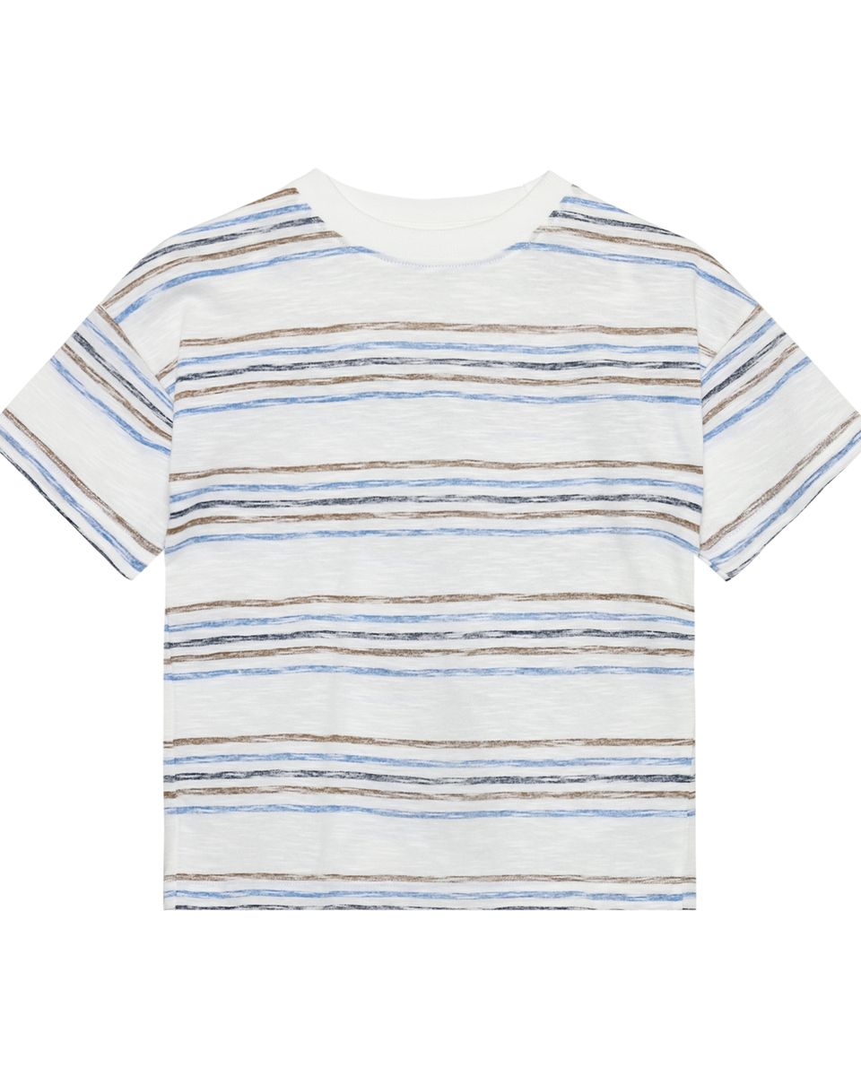 En Fant T-skjorte Stripet Brunnera Blue