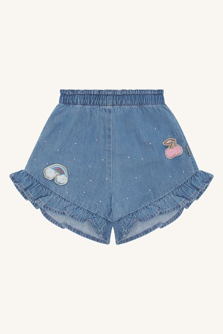Hovedbilde Hust and Claire Helena Glitrende Shorts Blå Denim