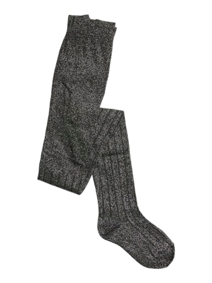 Vero Moda Girl Kira Rib Glitter Tights 2-Pack Black
