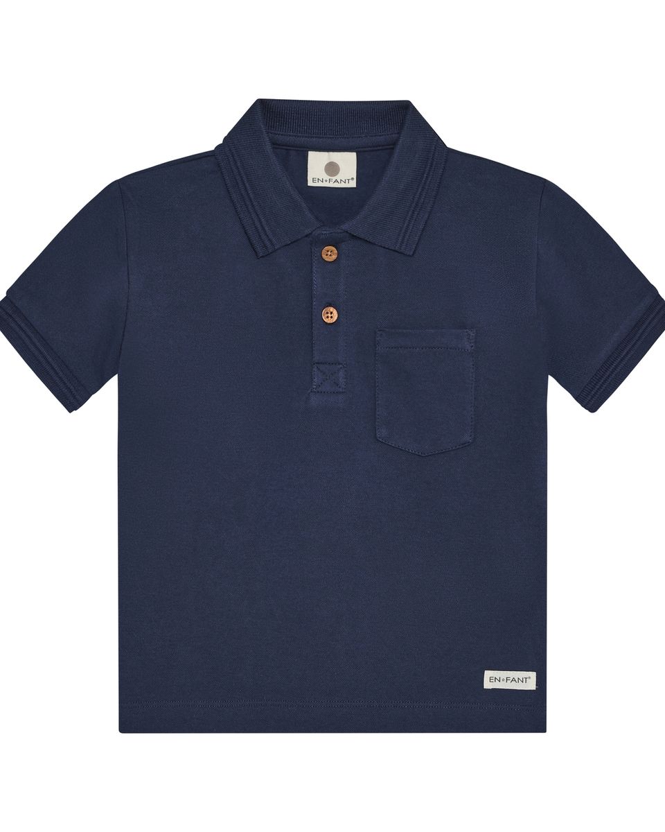 En Fant Poloskjorte Medieval Blue