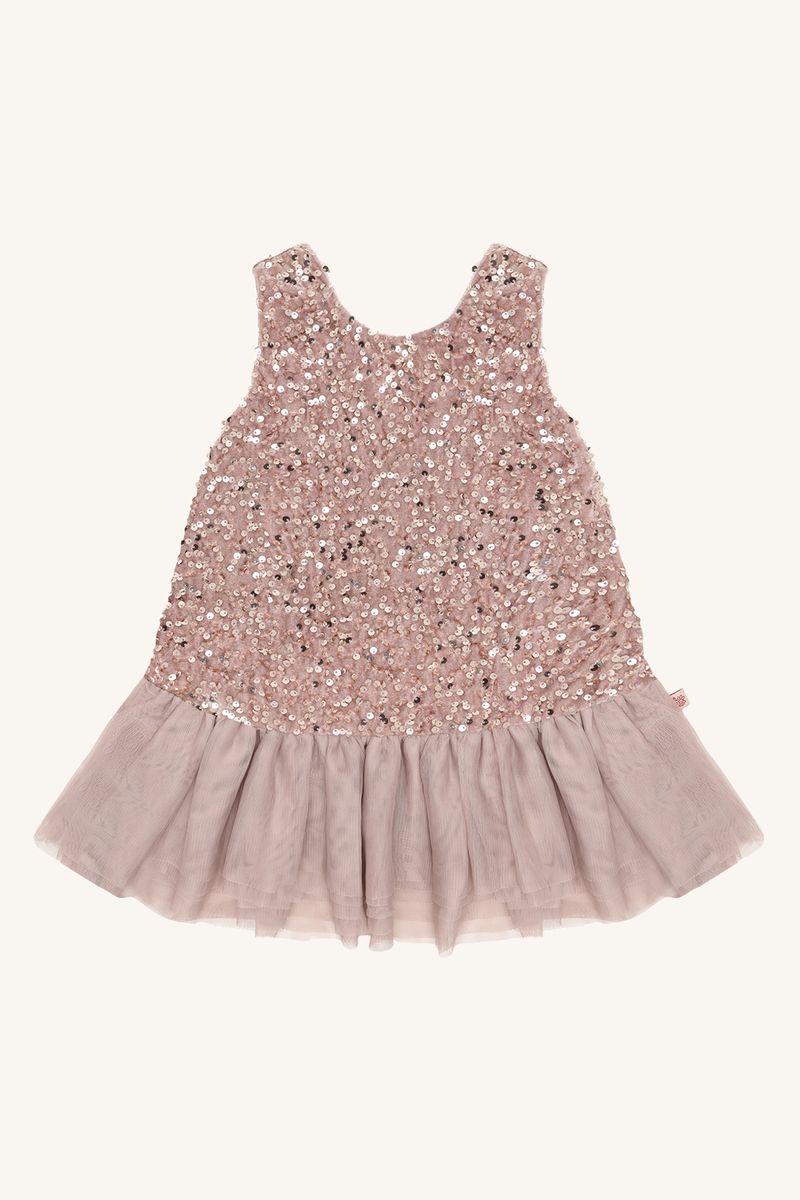 Hust and Claire Karoline Sequins Kjole Mauve