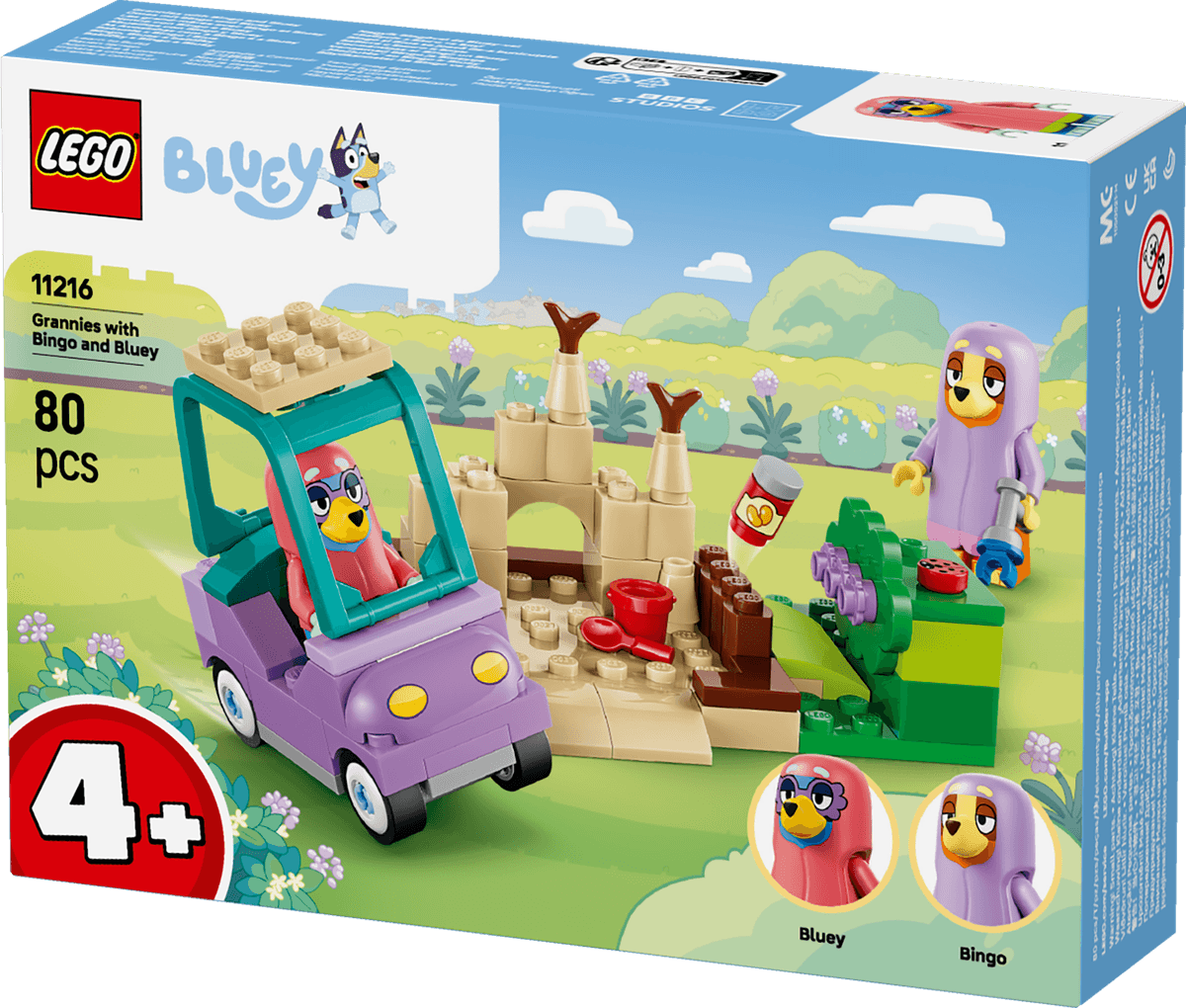 Lego Bluey Bestemødrene Bingo og Bluey