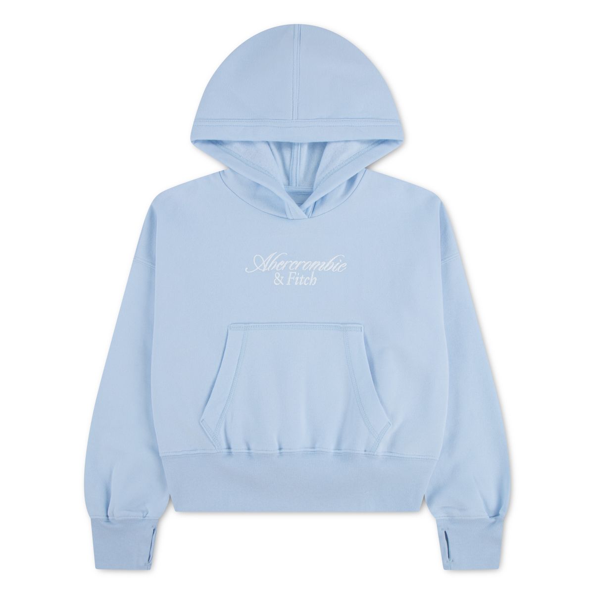 Abercrombie Essential Logo Hoodie Ice Water