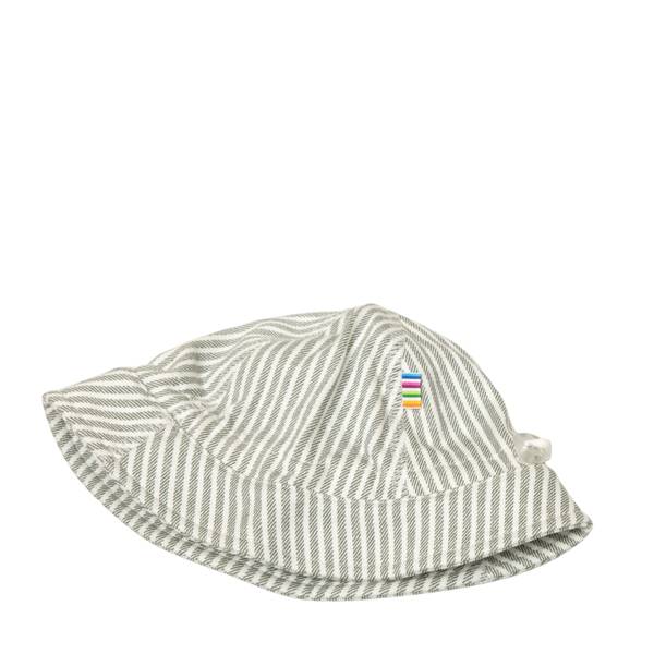 Joha Milk Boy Stripe Hat, Single Layer Bomull Green