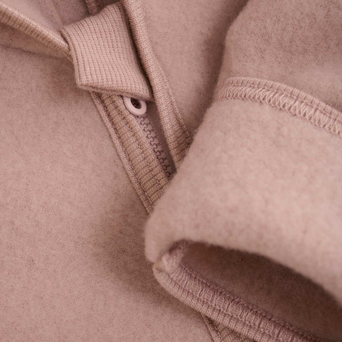 HUTTEliHUT Ull Fleece Heldress Teddyører Mahogany Rose