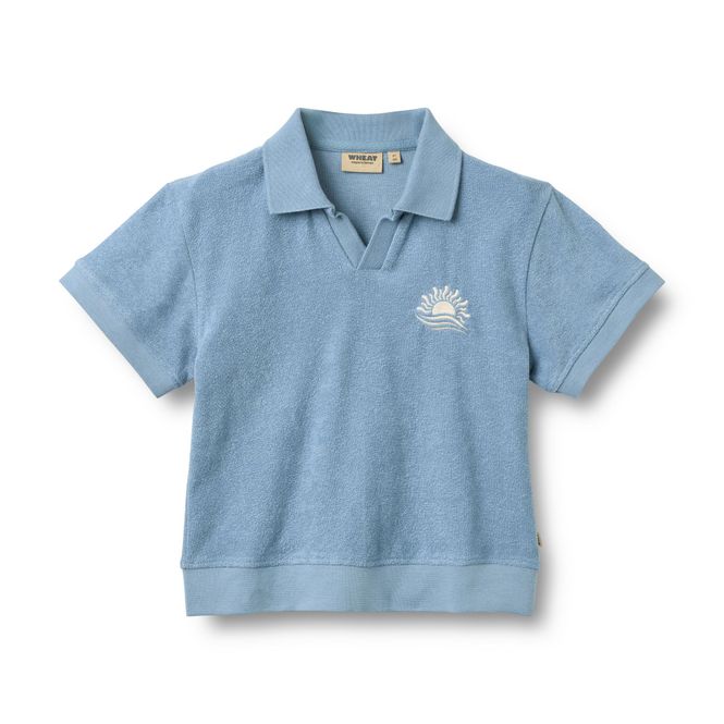 Hovedbilde Wheat Polo & Shorts Sett Marlo  Faded Denim
