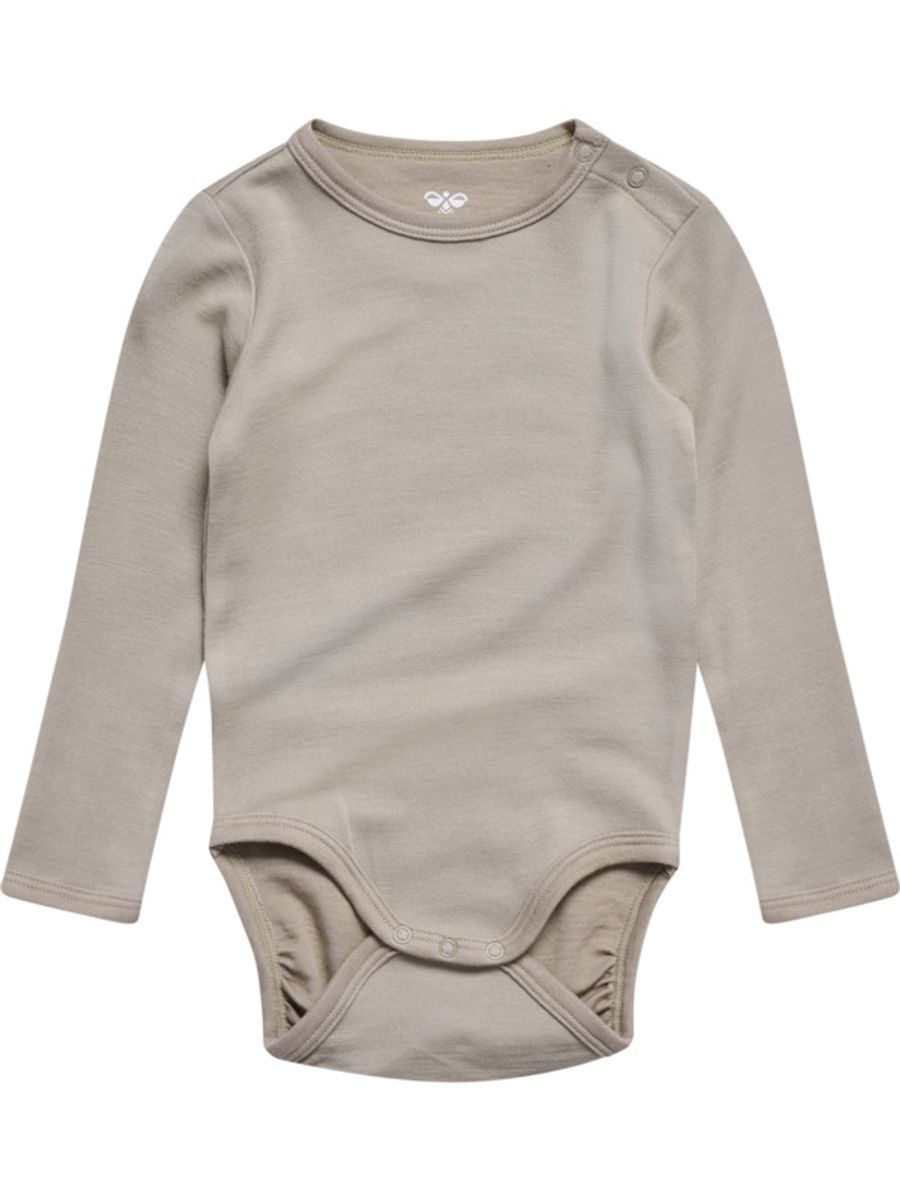 Hummel Mini Langermet Ullbody Vintage Khaki