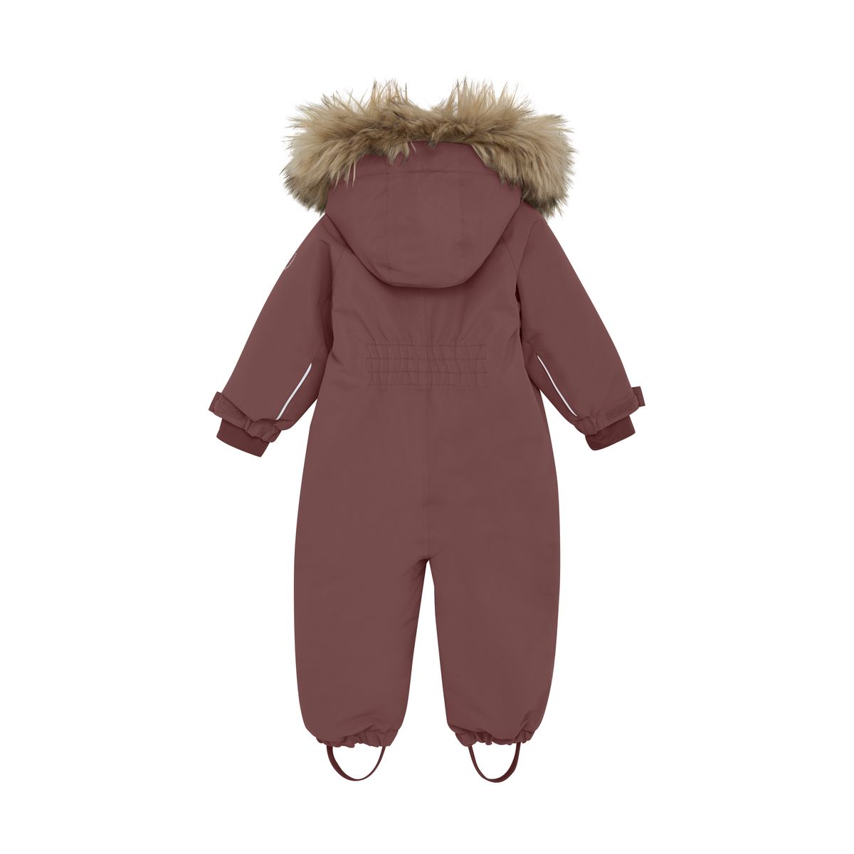 En Fant Baby Vinterdress Med Fuskepels Rose Taupe
