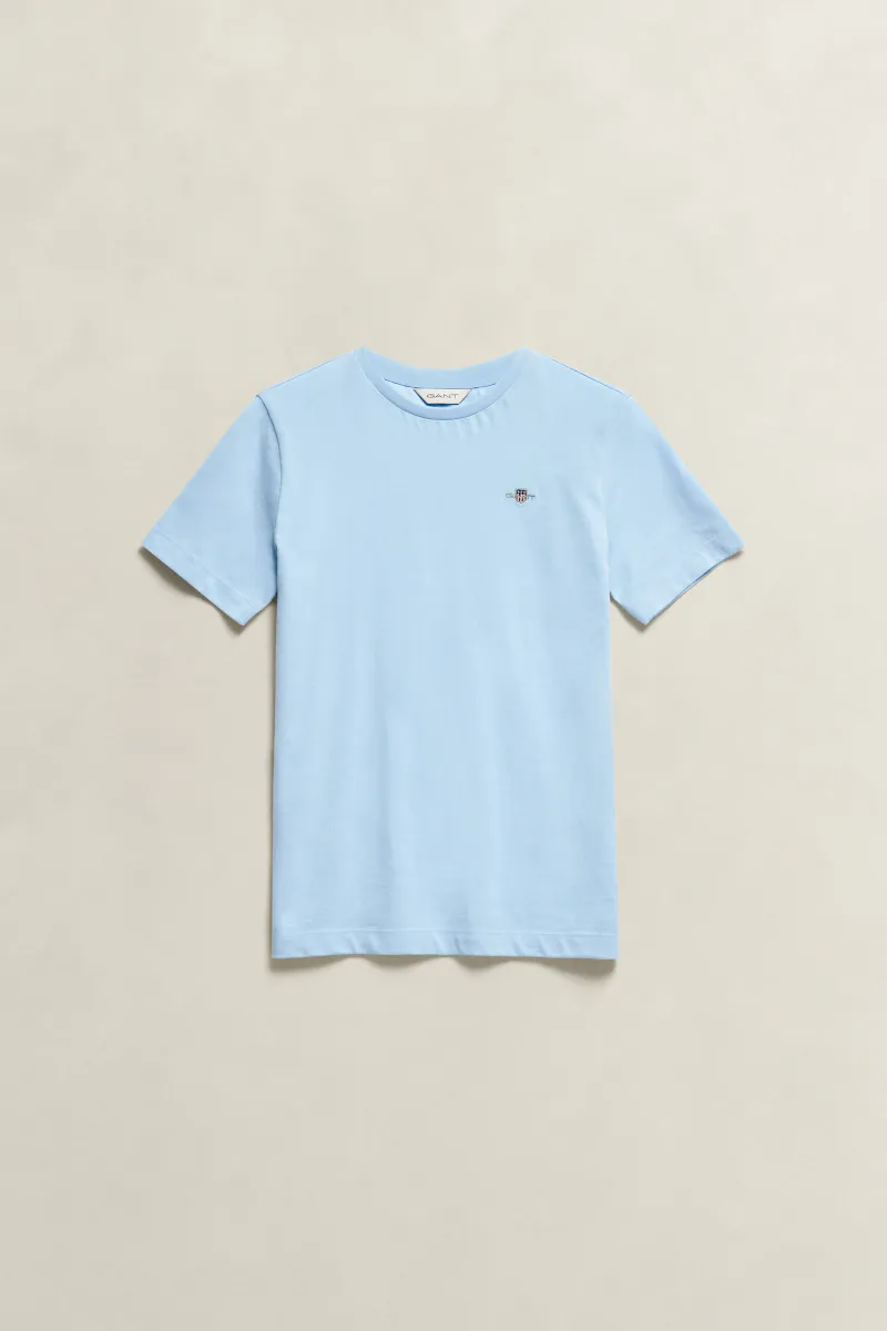 GANT Klassisk T-Skjorte Ungdom Sky Blue